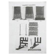 Indoor/Outdoor Privacy Screens And Panels For Patio Metal Privacy Fence Screen - Black - View 11