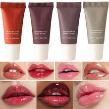 The Mini Neutrals Lip Butter Balm Set ,4PCS Of Set, Lipstick Can Remove Dead Skin, Fade Lip Lines, Moisturize, Moisturize And Prevent Chapped Lips - Peach - View 1