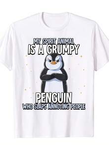 Fashionable Printed T-Shirt For Men - Black - View 9