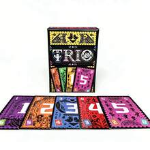 Trò chơi bài Trio, trò chơi board game giải trí cho buổi tiệc gia đình, dành cho 3-6 người chơi. - Nhiều màu - Xem 7