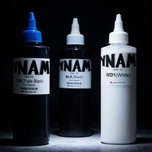 3 piezas de 8oz (240ml) Tinta para tatuajes negra profesional, para delineado, sombreado y mezcla, suministros de tatuaje negro de alta calidad - Multicolor - Ver 4