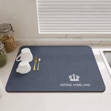 Tấm lót cách nhiệt tối giản cho bàn ăn/quầy bar, thảm thoát nước cho mặt bàn bếp, nhanh khô, đế cao su chống trượt, thấm hút tốt và dễ vệ sinh. - Màu sắc - Xem 2