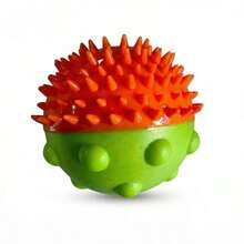 1个大/中型犬零食球，防无聊咀嚼玩具，慢食益智球 - 紅色 - 查看 6