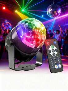 USB Powered LED Disco Ball Light - Desktop Strobe Light, Suitable For Party Decoration, Graduation Ceremony, Birthday, Wedding, Summer Events And Bar Activities - Made Of ABS And Plastic Lampshade, Built-In Electronic Components, No Battery Required - Multicolor - View 13