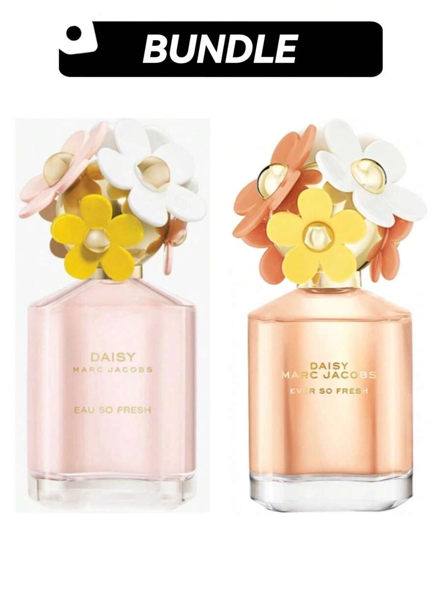 Marc Jacobs [Bộ sản phẩm nước hoa] Nước hoa Daisy Eau So Fresh Eau De Toilette dành cho nữ + Nước hoa Daisy Ever So Fresh Eau De Parfum dành cho nữ EDT + EDP 4.2oz/125ml + 4.2oz/125ml - EDT+EDP - Xem 1