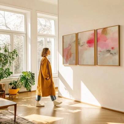 Bộ 3 tranh canvas trừu tượng hình học màu đen và be, phong cách tối giản hiện đại, cổ điển Nhật Bản, màu trung tính, thích hợp cho phòng tắm, nhà vệ sinh, tranh canvas không khung, tranh treo tường canvas hiện đại, tranh trang trí phòng, trang trí nhà cửa, trang trí theo phong cách phương Tây.