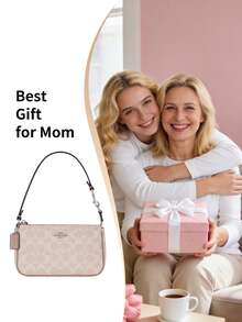 Mother's Day Shoulder Bags Nolita 19 Shoulder Bag Women Underarm Bag Ladies Cute Purses And Bags Women Coach Bags Shoulder Bag In Blocked Signature Canvas,2026 Mother's Day Gifts,Gift For Her,CW426 - Sand Taupe - 查看 2