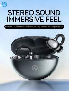 HP H10M Open Ear Wireless Earbuds Bluetooth 5.4, IPX4 Waterproof, 30H Playtime, Built-In Mic, Lightweight Headset For Gaming Sports Office Students, Android Compatible - View 2