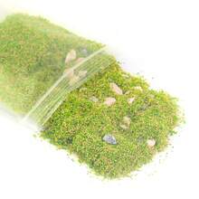 Modèle de particules de roche au sol, herbe miniature. Scène DIY faite à la main, correspondant au terrain, à l'herbe, à la fabrication de modèles, à la végétation de la scène, à la table de sable, à la simulation de particules de pierre, à la surface de la montagne de soldat - poudre d'herbe - Voir 15
