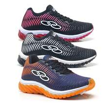 Kit 3 Pairs Sports Shoes Gym Outdoor Walking Comfortable New Unisex Running Shoes - Hồng + Trắng + Cam - Xem 6