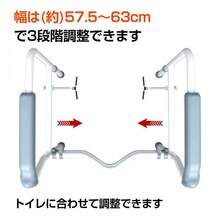 トイレ手すり 賃貸 おしゃれ 据え置き 白 置き型 介護トイレ手すり 補助手すり 介護手すり トイレ用手すり トイレ介護 介護用トイレ手すり 手すり トイレ 介護 - A - チェックする 7