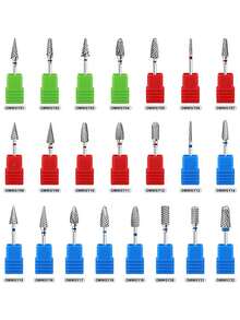 1pc Tungsten Steel Nail Cuticle Drill Bits Carbide Rotate Electric Ceramic Milling Cutter For Manicure Gel Polish Remover Nail Supplies Tools - Silver - View 2