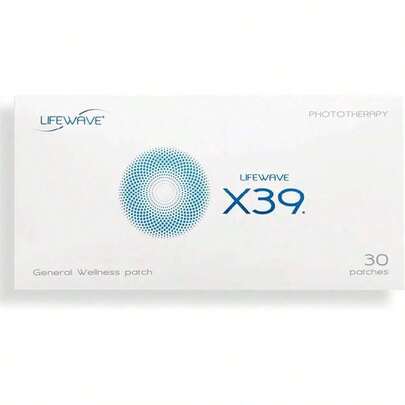 LifeWave X39 Patches - Supports Improvements In Strength And Endurance - Supports Better Exercise Performance - No  Or Stimulants - Innovative Patch Technology For Enhanced Well-Being - 30 Patches