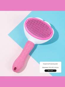 Lược chải lông thú cưng, lược loại bỏ lông mèo và chó, dụng cụ làm sạch lông mèo nhanh chóng, bàn chải chải chuốt và massage, đồ dùng cho thú cưng. - Màu xanh lam - Xem 13