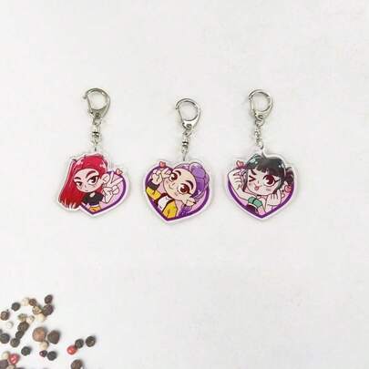 Hasbro K-POP 亚克力钥匙扣，K-POP：猎巫女团亚克力吊坠