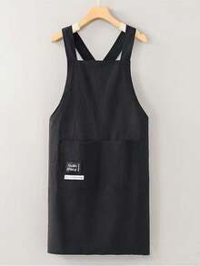 A Solid Color Crossover Front Sleeveless Apron, A Simple And Fashionable New Design, Suitable For Home Kitchen Use. Waterproof And Oil-Proof, Ideal For Cooking And Dining. - Multicolor - View 10