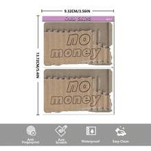 2 piezas de pegatinas de piel de tarjeta de crédito de colores, pegatinas decorativas personalizadas resistentes al agua y a los arañazos, adecuadas para tarjetas de crédito/débito/tránsito - Ver 7