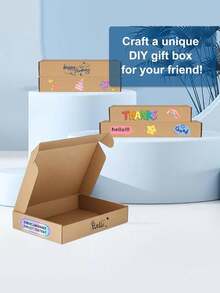 Hộp carton nhỏ lượn sóng (30 chiếc/15 chiếc/1 chiếc), thiết kế tối giản và thời trang, chắc chắn và bền bỉ, lý tưởng để đóng gói sản phẩm, gửi thư, làm quà tặng tiệc tùng và ngày lễ, quà sinh nhật. - K - Xem 4