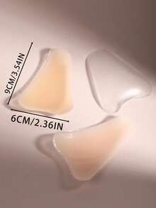 1/3pcs Soft Comfortable Skin-Friendly Silicone Nipple Covers - Women Lingerie Accessories - Multicolor - View 3