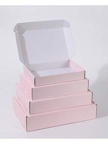 1pc Macaron Color Gift Box, Rectangular Or Square Shape, Suitable For Holiday Gifts, Birthday Gifts, Packaging/Shipping/Apparel Packaging, Storage Box - Multicolor - View 6