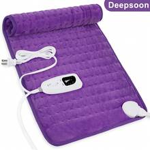 Deepsoon XXXL Heating Pad - Available In Three Sizes: 40 Inches X 20 Inches, 33 Inches X 17 Inches, And 24 Inches X 12 Inches; Featuring 6 Temperature Settings And 4 Timer Settings; Built In Portable Massage Function; Specially Designed To Provide Soothing Thermal Therapy For The Back, Neck, Shoulders, And Legs; Machine Washable, Easy To Clean; The Ideal Gift For Father's Day Or Birthday. Newly Upgraded Version! - 美規A型插(110-127V) - 查看 14