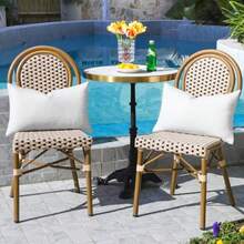 Artscope - Fundas de almohada impermeables para exteriores 12 x 20 pulgadas decorativas de lino para exteriores funda de cojín para patio sofá color blanco - Blanco puro - Ver 2
