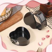 Valentine's Day Non-Stick Heart-Shaped Cake Mold | DIY Oven Baking Kitchen Baking Tool - Multicolor - View 4