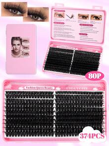Set di ciglia morbide 418/374 - Set di estensioni ciglia allunganti - Set di ciglia in visone 3D. Gamma di arricciatura a D: 10 - 18 mm. 30D + 40D + 50D + 60D + 80D + 100D. Set di estensioni ciglia drammatiche per l'allungamento. Adatto per trucco naturale, trucco drammatico, trucco quotidiano, ciglia per cosplay, trucco completo e uso quotidiano. Portatile per uso quotidiano o da portare fuori. Riutilizzabile. Non irritante. Adatto per principianti. - D - Visualizzare 18