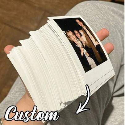 Customized Photo Cards, Mini Card Printing, Personalized Couple Photos, DIY Birthday & Anniversary Gifts, Elegant Modern Decorative Collectibles, Unique Valentine's Day & New Year Gifts For Partners & Friends ,For Family