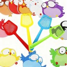 Quixorblex 10pcs Bird-Shaped Reusable Wipe-Clean Cards, Double-Sided Plastic Coated Writable Flashcards With Black Magnetic Marker, Waterproof & Erasable, Suitable For Classroom Activities, Home Schooling, Matching & Slap Word Games, Back To School Teacher Supplies - Multicolor - View 12