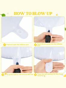 22个白色雏菊气球套装，向日葵造型铝箔气球，适合花园主题派对、生日派对、教室装饰，可爱雏菊气球装饰，秋季花朵气球 - 雛菊套裝 - 查看 13