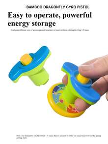 Kids Toys, Party Supplies, Creative 5-Layer Stacking Spinning Top Toy, Classic Mini Spinning Top Toy, Relaxing & Fun New Spinning Top, Multi-Layer Stacking Rotation, Holiday Gift (Colors Of Spinning Top And Launcher Are Random) - Multicolor - View 7