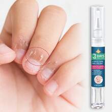 5ml Nail Nourishing Serum, Moisturizing & Glossy, Peptide Complex Formula, Minimalist Style Transparent Bottle With Twist-Up Applicator, Nourishing Care For Hands & Feet Daily Use - 5ml - View 1
