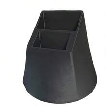 Giá đỡ điều khiển từ xa hai khe, hộp đựng điều khiển từ xa, có thể chứa 2 điều khiển, thiết kế tối giản đen trắng, phù hợp cho điều khiển từ xa TV, máy điều hòa, đèn và đồ dùng văn phòng, giá đựng đồ dùng trên bàn làm việc tiện dụng. - Mảnh duy nhất - Xem 7
