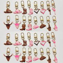 5/8/16/32pcs Vintage Western Style Key Chains - With Bull Skull, Cowboy Boot, Cowboy Hat Pendants, Suitable For Daily Use And Gift Giving Gifts For Mother, Father, Graduation, And Teacher - Multicolor - View 2