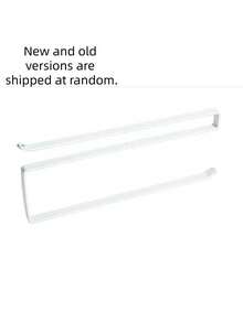 1 pieza Soporte para rollo de papel de cocina de gabinete blanco, suministros casuales diarios, estante de almacenamiento de película transparente, estante de decoración ahorradora de espacio para el hogar, soporte para rollo de papel de cocina de herramienta pequeña para cocina y baño, soporte de pared para pañuelos, suministros para el hogar - Blanco - Ver 9