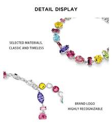Swarovski Gema Colorful Ladies' Bracelet 5656427 - Multicolor 5656427 - View 7