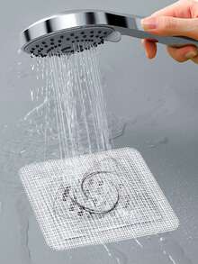 10pcs/50pcs Anti Mosquito Floor Drain Stickers, Self-Adhesive Hook And Loop, Sewer Sink Filter Stickers, Bathroom Hair Collectors, Easy To Install, Drainage Filter Stickers, Disposable, Suitable For Bathroom And Kitchen Sinks - A - View 1