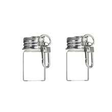 Mini Glass Bottle Keychain, Tiny Wishing Jar Keychain, Micro Glass Container, DIY Wedding Favor/Home Party Decor Handmade Gift Suitable For Crafts, Perfume, Essential Oils, Travel - Multicolor - View 12