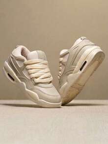 Air 4RM Sneaker Boot - Casual, Skate, Gym, Training - Soft And Comfortable - 4RM 米色 - 查看 4