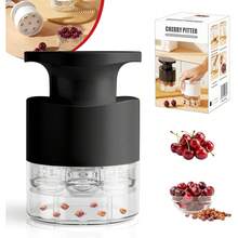 YTWO 7-Hole Transparent Plastic Easy-Press Cherry/Jujube Pitter - Efficient Pitting Tool For Cherries, Jujubes And More, Compact Durable Kitchen Gadget, Gift & Celebration Item - Multicolor - View 10