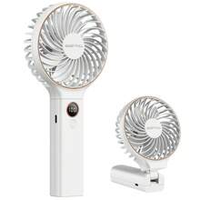 Ventilador de mano multifuncional/portátil/plegable Sweetfull, con 6 velocidades ajustables, recargable por USB, adecuado para viajes de verano, disponible en estilos de primavera/verano, ideal como regalo para la novia, decoración de habitaciones/dormitorios, playa, viajes, hombres/mujeres, vacaciones, decoración, regalo del Día de la Madre, jardín, cocina, verano, artículo esencial de viaje, graduación - Multicolor - Ver 16