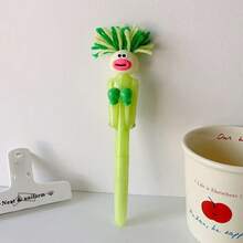 Fuzzy Punching Bag Stress Relief Pen, Cartoon Funny Big Mouth Ball Pen, Student Entertainment Creative Gift Pen, Reward - Multicolor - View 6