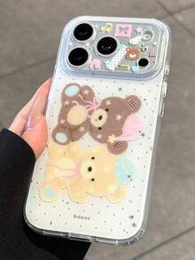 小众 Ins 波点可爱相机图案手机壳，适用于苹果 16/17 Pro Max/ 15 Pro，全包防摔保护壳，女士款，14/13 - 白色 - 查看 7