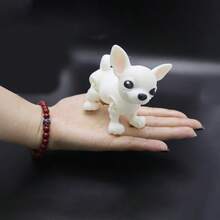 White Chihuahua Plush Doll, Suitable For Children 3+ Years Old, Cute Small Dog Decoration - Chihuahua - View 2