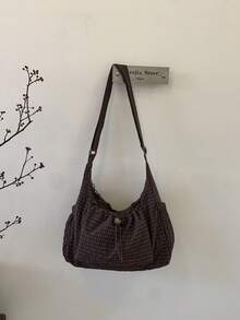 1个女士斜挎单肩包，防刮耐磨，轻便耐用，适合购物、通勤、工作、约会、日常使用，是送给女朋友的绝佳礼物 - 彩色 - 查看 3