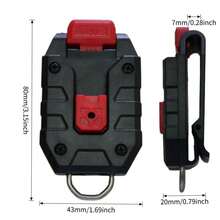 通用卷尺快速悬挂式皮带夹，适用于数字卷尺和激光指示器，男士礼品 - 多色 - 查看 4