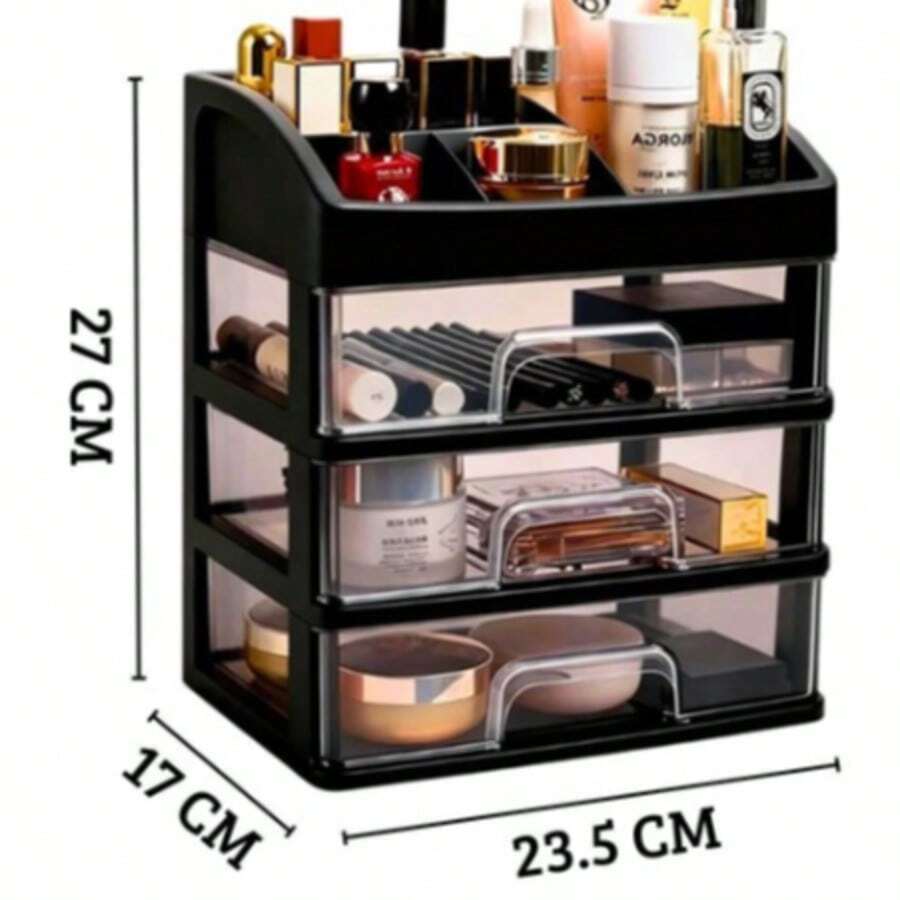 Cosmetic Storage Box & Rack - สีดำ - ดู 1