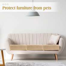 8 Waterproof Patio Stretch Sofa Cushion Covers Outdoor Cushion Covers Replacement Couch Slipcovers Sofa Seat Cover Soft Flexibility Chair Cushion Cover Furniture Protector for Pet Beige - Beis - Ver 7