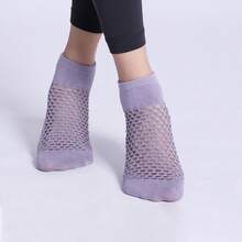 1/2/3 đôi tất yoga lưới dành cho nữ, mỏng, thoáng khí, khoét lỗ, cổ thấp, chống trơn trượt, thích hợp cho yoga, pilates, ba lê và mặc hàng ngày vào mùa hè. - Nhiều màu - Xem 13